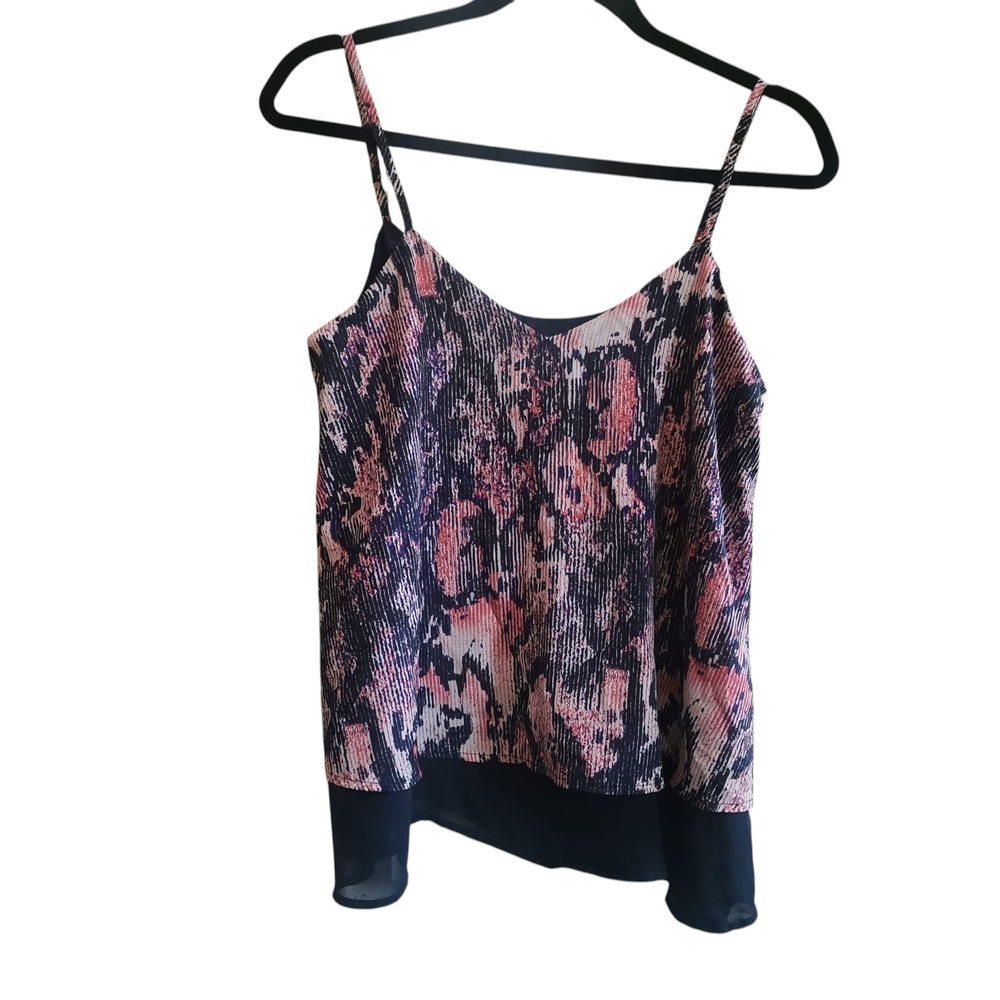 Collective Concepts Pink and Navy Women's Top